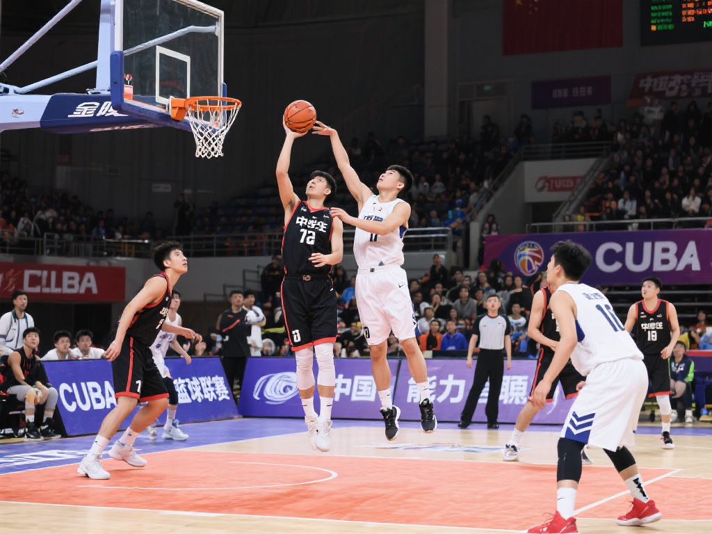 篮球在中国越来越受欢迎，各大高校的中国大